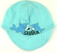 Кепка Shark (3-9 міс 44-46 р. Блакитний)