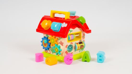 Іграшка сортер будиночок з буквами 